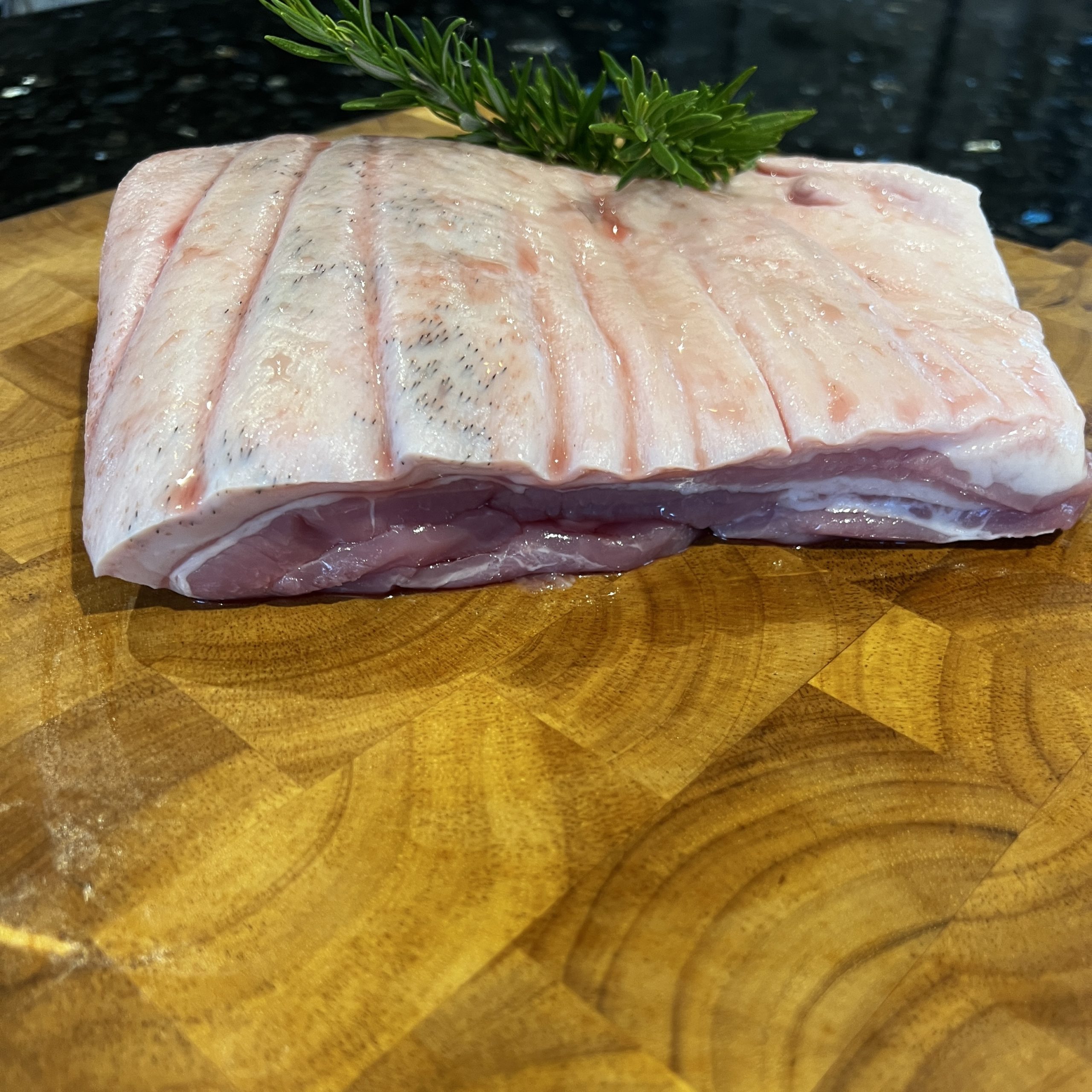 Oxford Sandy & Black Pork Belly Slab